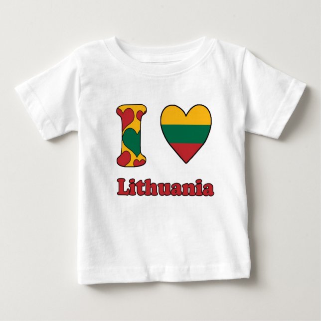 I love Lithuania Tee (Framsida)