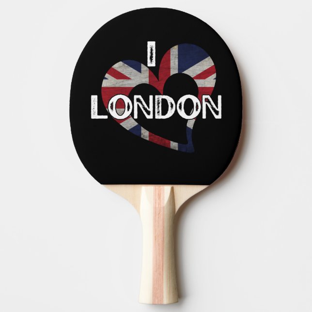I LOVE LONDON PINGISRACKET (Framsidan)