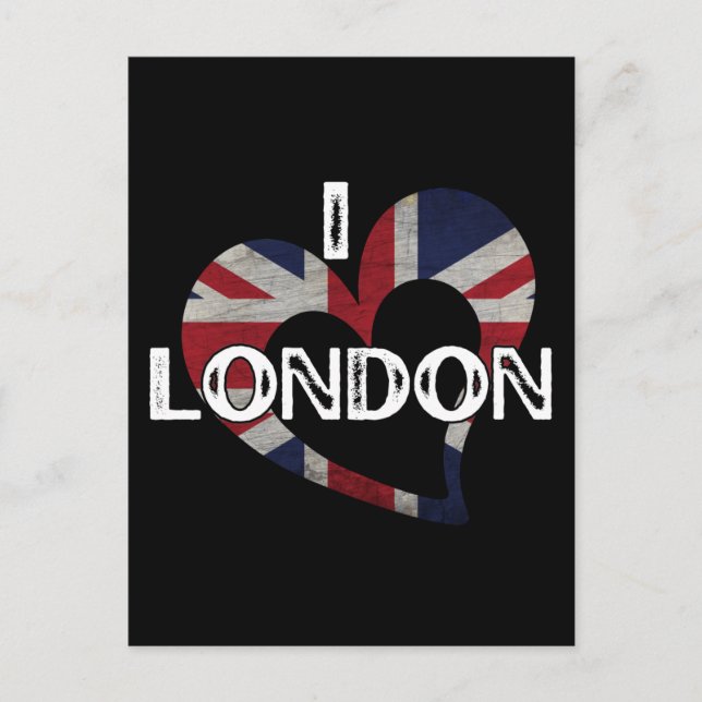 I LOVE LONDON VYKORT (Framsida)