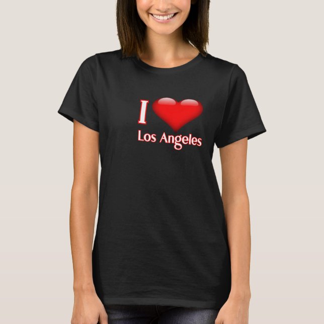 I Love Los Angeles T Shirt (Framsida)