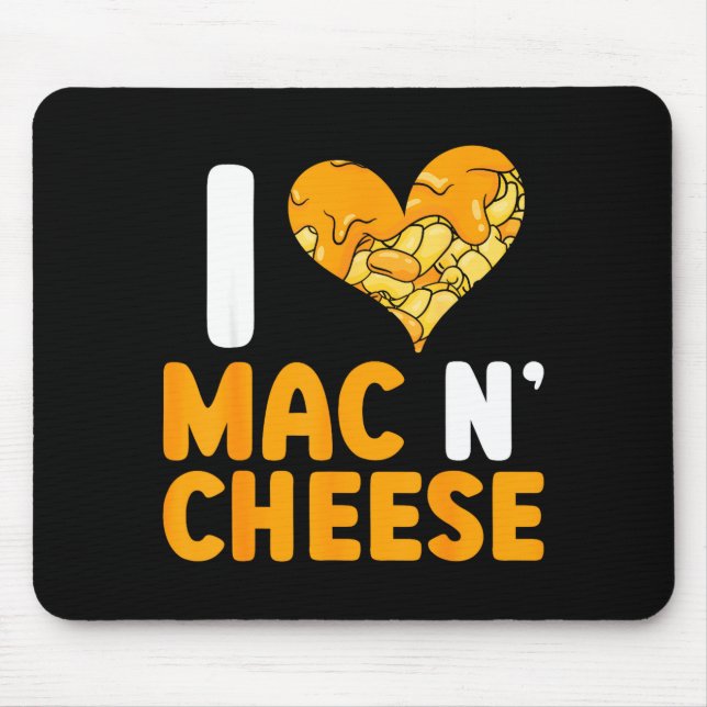 I Love Mac N' Cheese Funny Mac And Cheese  Musmatta (Framsidan)