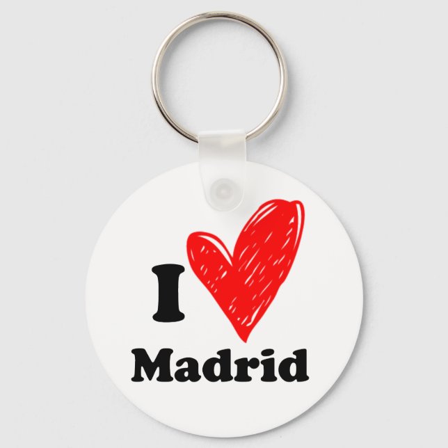 I Love Madrid Nyckelring (Framsida)