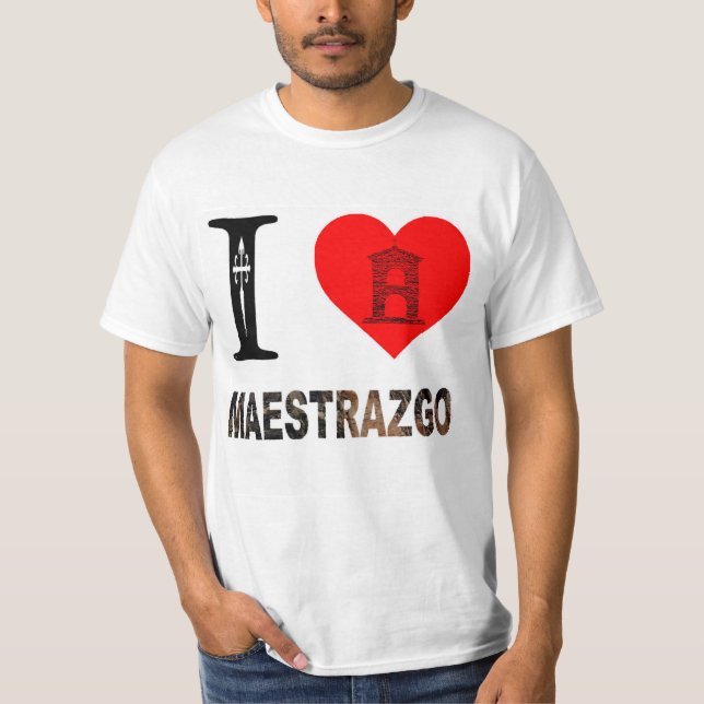 I LOVE MAESTRAZGO T SHIRT (Framsida)