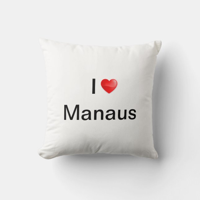I love Manaus Kudde (Framsida)