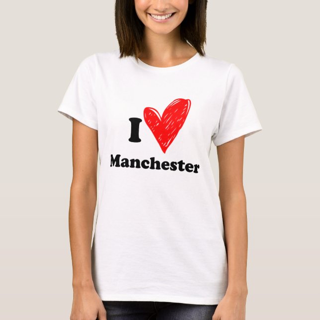 I love Manchester T-shirt (Framsida)
