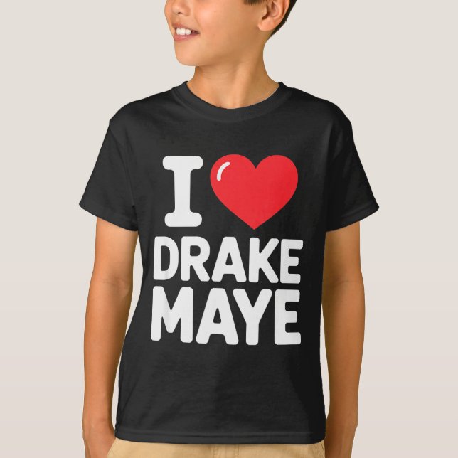 I Love Maye  T Shirt (Framsida)