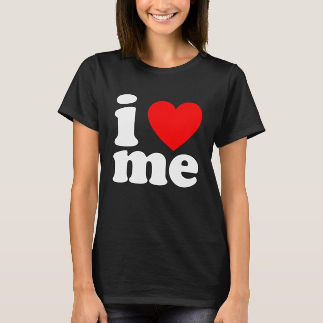 I Love ME Heart Maine T Shirt (Framsida)