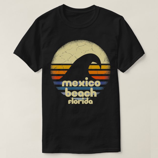 I Love Meico Beach Florida Ocean Wave FL  T Shirt (Design framsida)