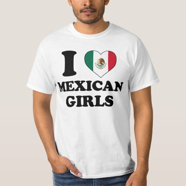 I love Mexican Girls Tröja (Framsida)