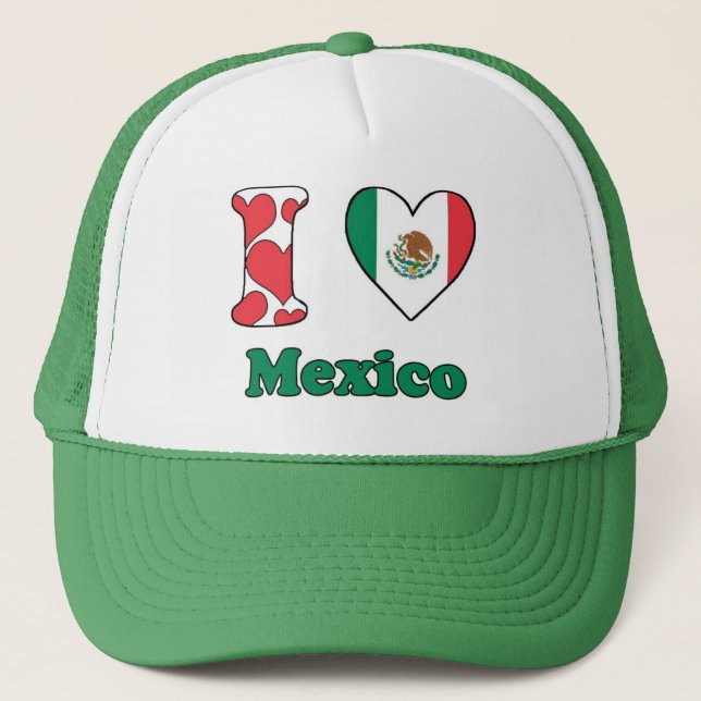 I love Mexico Truckerkeps (Framsida)