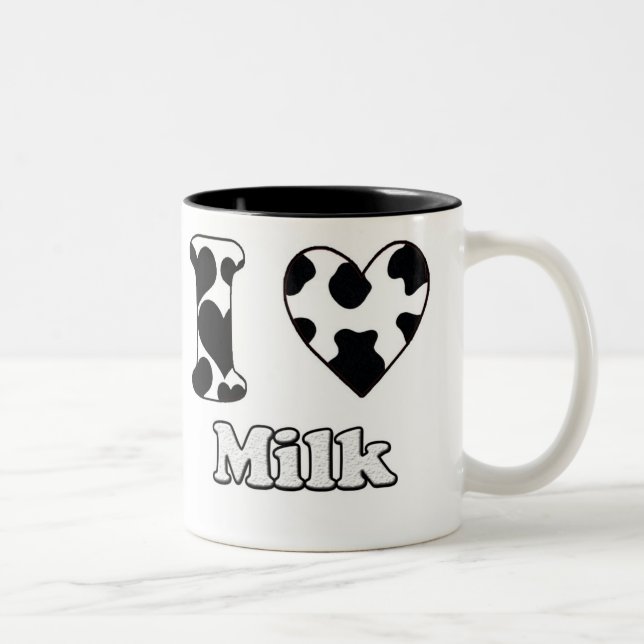 I love milk Två-Tonad mugg (Höger)