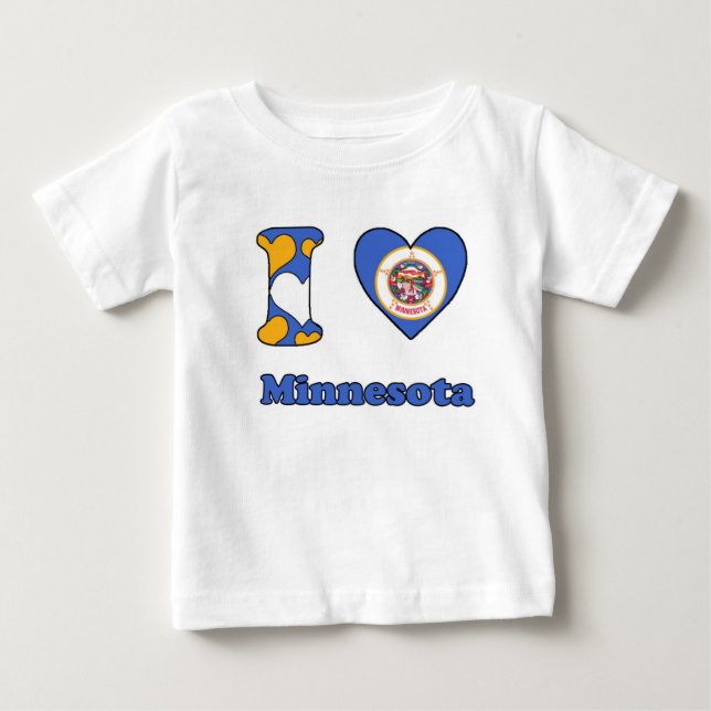 I love Minnesota Tee Shirt (Framsida)