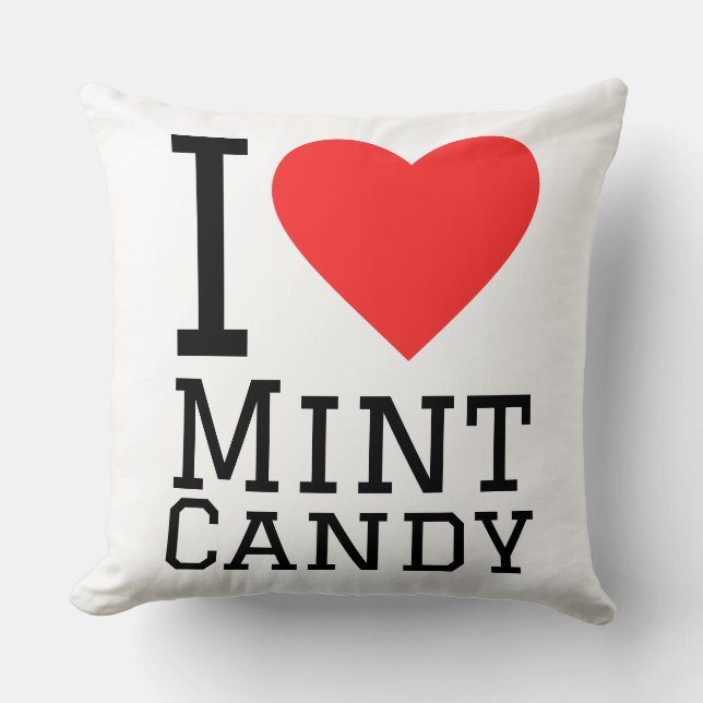 I love mint candy  kudde (Framsida)