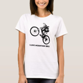 I love mountain bike t shirt