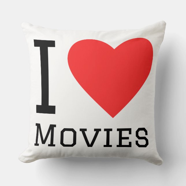 I love movies kudde (Framsida)