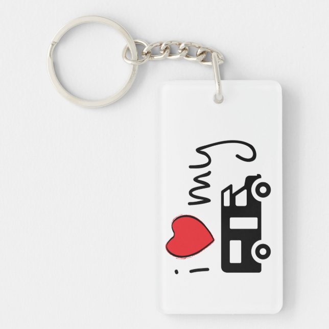 i love my camper. Ik hou van mijn camper. Vakantie Nyckelring (Framsidan)