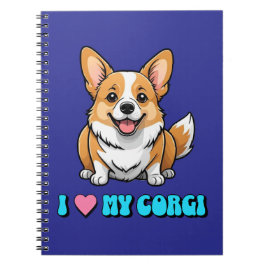 I Love My Corgi Anteckningsbok