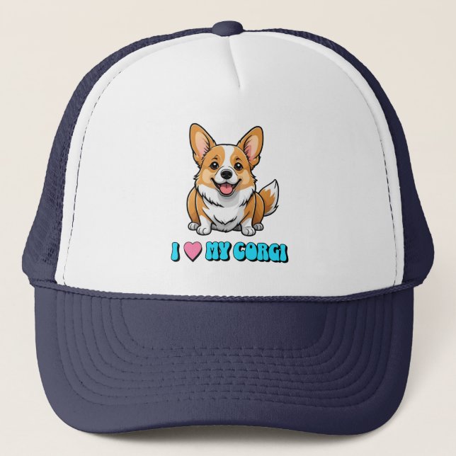 I Love My Corgi Keps (Framsida)