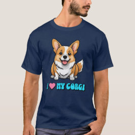 I Love My Corgi T Shirt