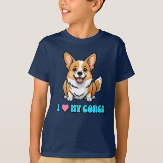I Love My Corgi T Shirt
