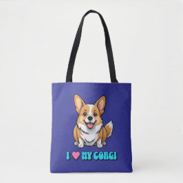 I Love My Corgi Tygkasse