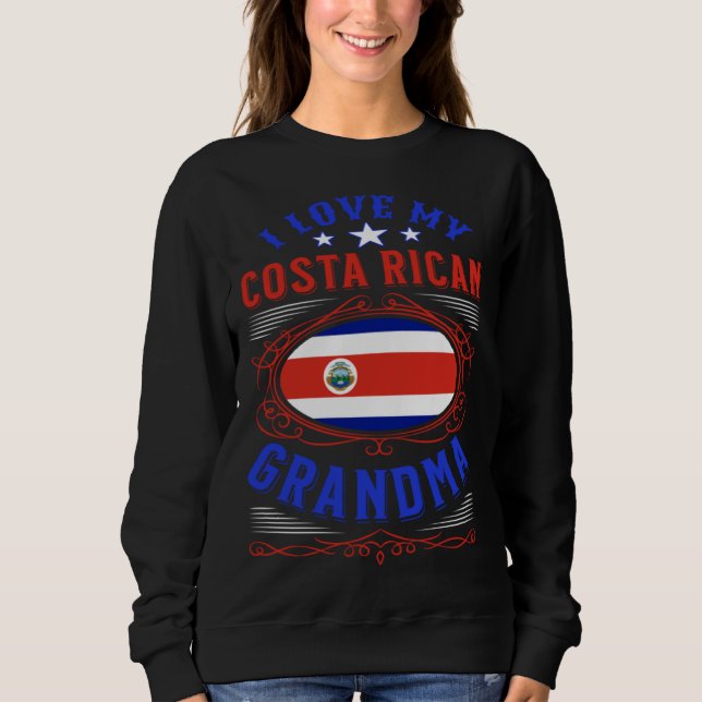 I love my Costa Rican grandma T Shirt (Framsida)