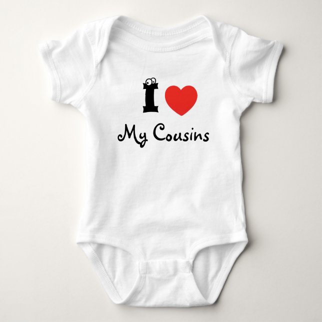 I love my cousins t-shirt (Framsida)
