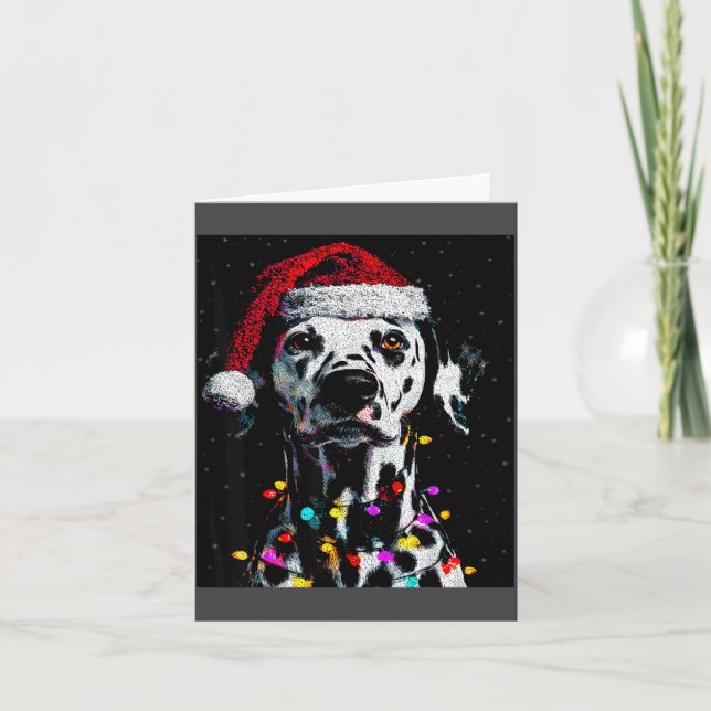 I Love My Dalmatian I Love Christmas  Kort (Framsida)
