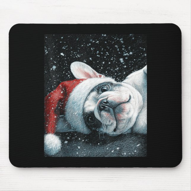 I Love My French Bulldog Christmas Cute  Musmatta (Framsidan)