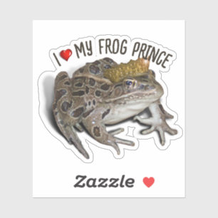 I Love My Frog Prince Klistermärken