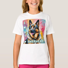I love my German Shepherd T Shirt