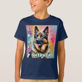 I love my German Shepherd T Shirt