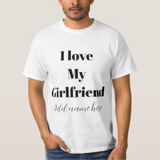 I Love My Girlfriend With All My Heart Shirt T