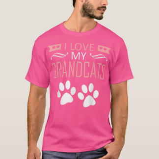 I love my Grandcats - Cat Lover Granddad Grandma G T Shirt
