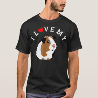 I Love My Guinea Pig Animal Lover T Shirt