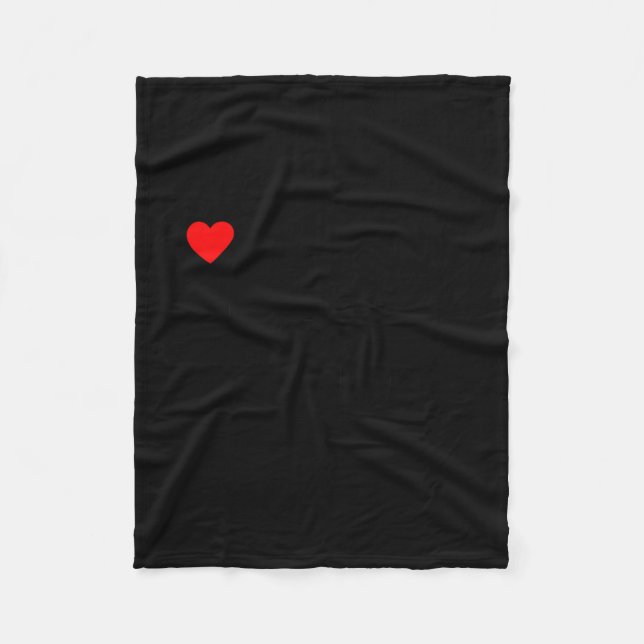 I Love My Hot Black Wife  Fleecefilt (Framsidan)