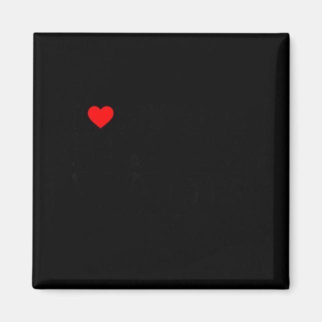 I Love My Hot Black Wife  Magnet (Framsidan)