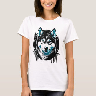I LOVE MY HUSKY T SHIRT