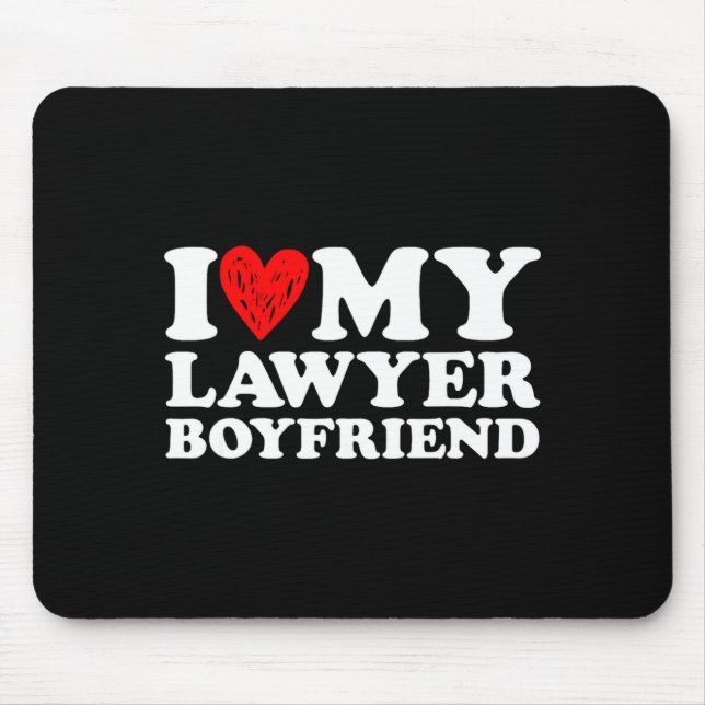 I Love My Lawyer Boyfriend Bf Valentines Day Women Musmatta (Framsidan)