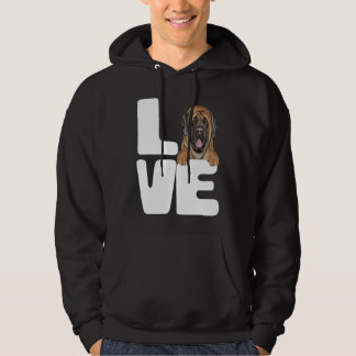 I Love My Mastiff Dog Hoodie