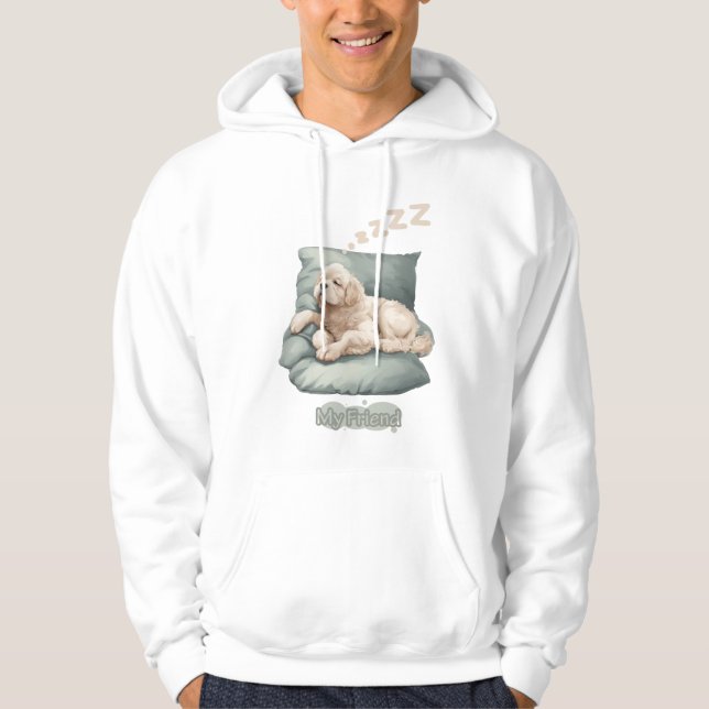 I love my smart Dog Hoodie (Framsida)