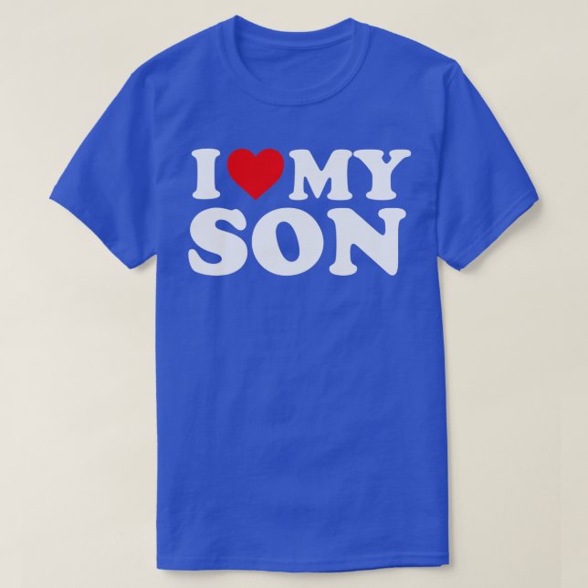 I Love My Son  T Shirt (Design framsida)