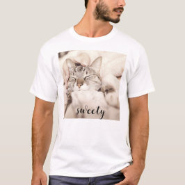I love my sweet little cat photo t shirt