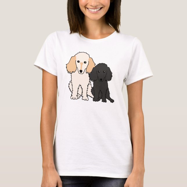 I Love My Toy Poodles Tank Top Tee Shirt (Framsida)