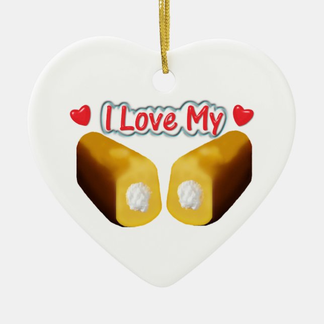 I Love My Twinkies Christmas Ornament (Framsidan)