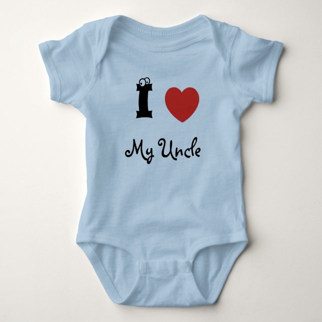 I love my uncle romper. t shirt (Framsida)