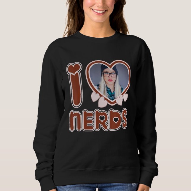 I Love Nerds T Shirt (Framsida)