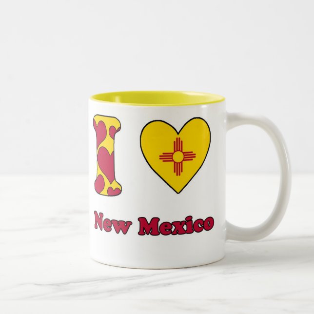 I love New Mexico Två-Tonad Mugg (Höger)