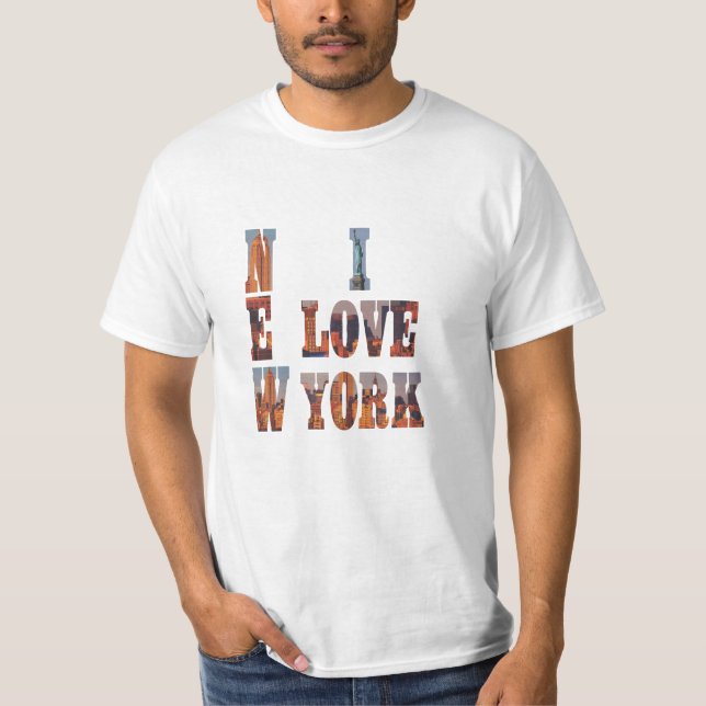 I Love New York – Classic NYC City Love T-Shirt (Framsida)