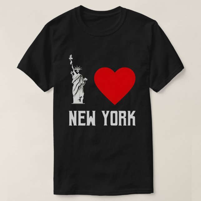 I Love New York Heart T‑Shirt Design T Shirt (Design framsida)